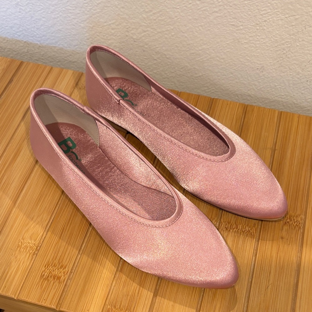 Seychelles Ballet Slipper in Blush Satin s6